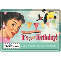 It's Your Birthday! - Metalna razglednica