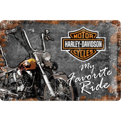 Harley-Davidson Favourite Ride - Znak 20x30cm