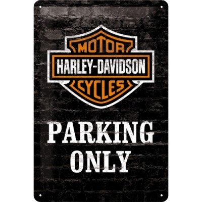 Harley-Davidson Parking Only - Znak 20x30cm