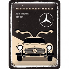 Mercedes - 300 SL Beige - Znak 15x20cm