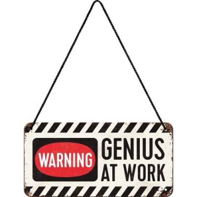Genius at Work - Viseći znak