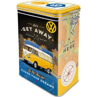 VW Bulli - Lets Get Away - Kutija sa poklopcem