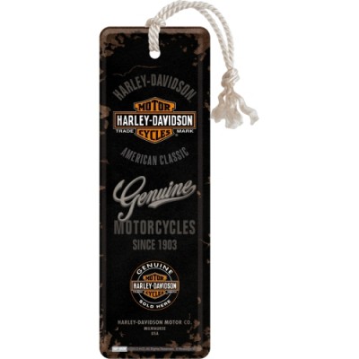 Harley-Davidson Genuine Logo - Metalni obeleživač