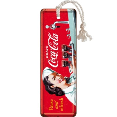 Coca-Cola - Waitress - Metalni obeleživač