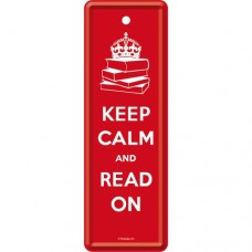 Keep Calm and Read On - Metalni obeleživač
