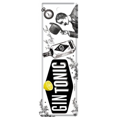 Gin Tonic - Metalni obeleživač - Bookmark