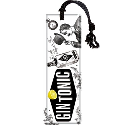 Gin Tonic - Metalni obeleživač - Bookmark