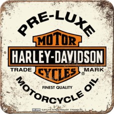 Harley-Davidson PRE-LUXE white - Metalni podmetač