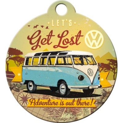VW Bulli - Let's Get Lost - Privezak za ključeve
