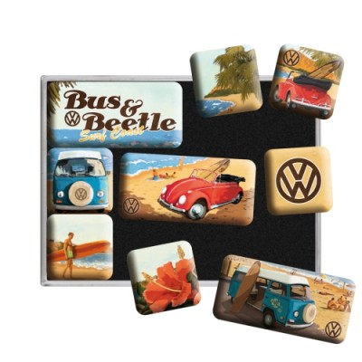 VW Beach - Set magneta (9kom)